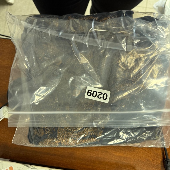 Lida Baday Black & Bronze Metallic Lace Slip Cocktail Evening Dress Women’s 10 - Picture 10 of 10